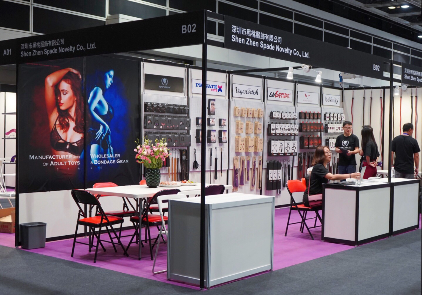 Spade Attended Asia Adult Expo at Hong Kong.